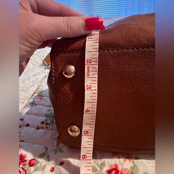 Michael Kors Brown Satchel with Gold Accents - Picture 9 of 9